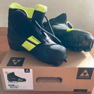 Fischer XJ Spring Junior Cross Country / Nordic Ski Boots, size EU 33